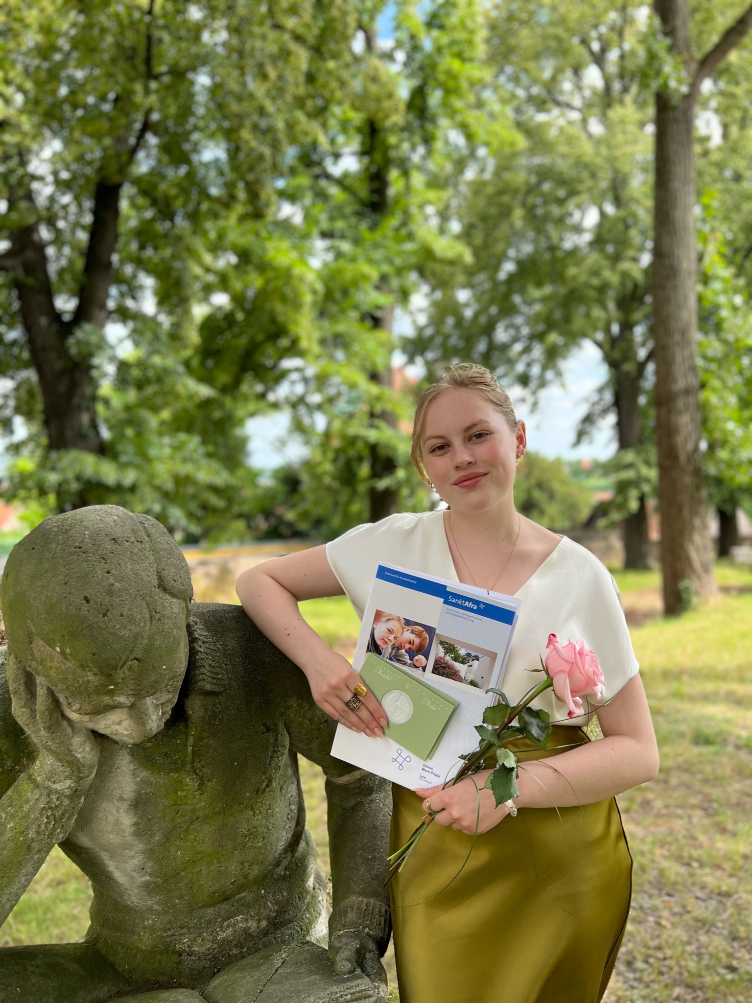 Marie zu ihrem Abitur